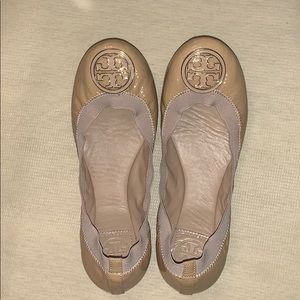 Tory Burch Nude Flats
